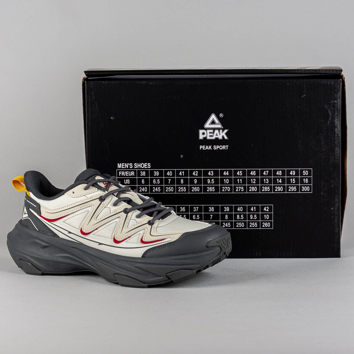 Peak Retro Casual Shoes Retro Casual Outdoor Lt.Grey/Magnetic Grey