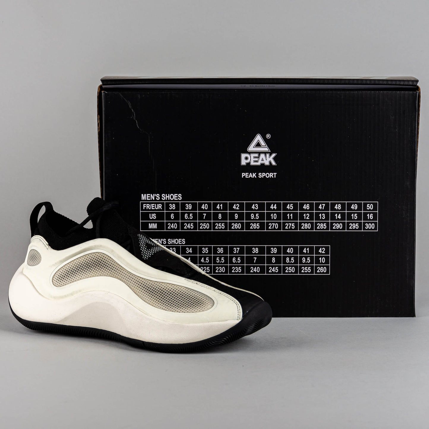Peak Basketball Culture Shoes Wiggins Mimicry 2 Black/White