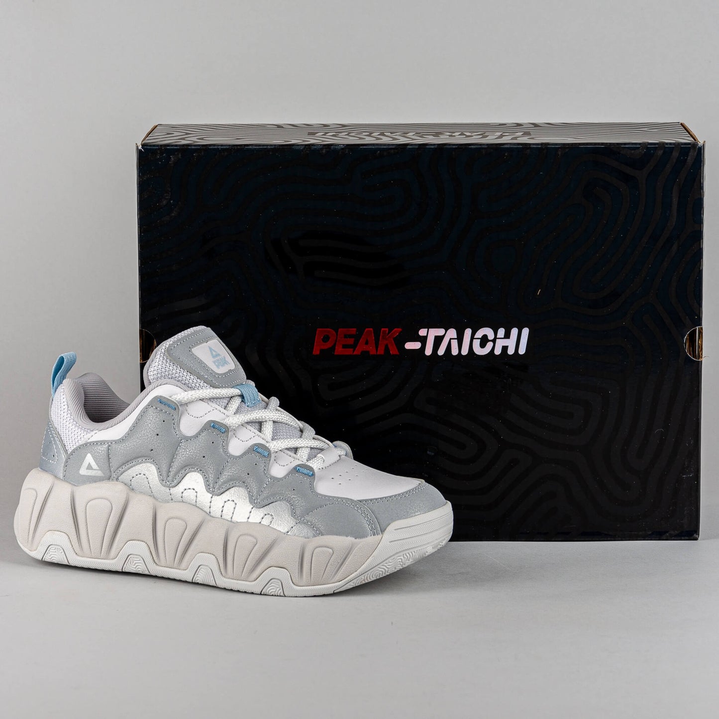 Peak Classic Flat Shoes Taichi Giant Teeth Grey/Silver