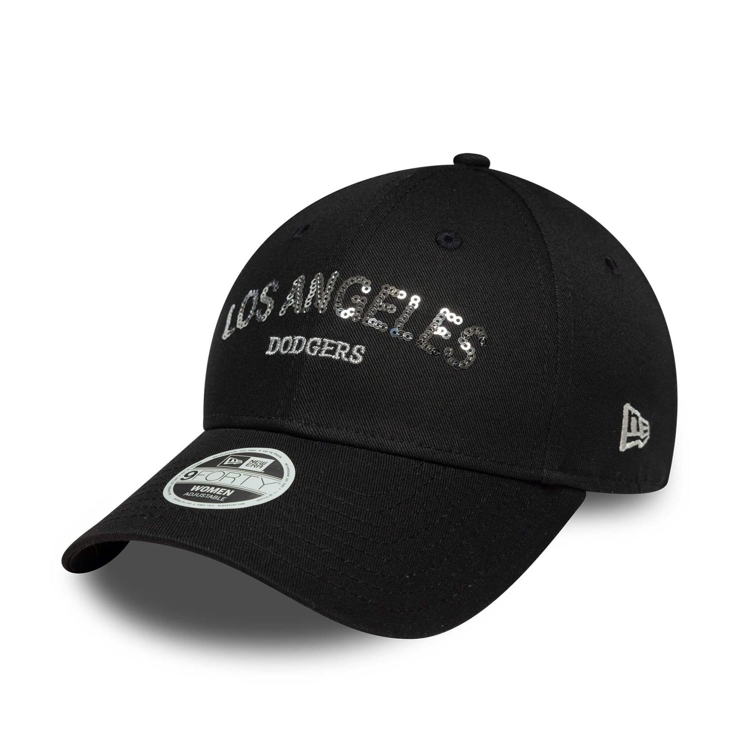 Dámska Šiltovka NEW ERA 940W MLB Sequin wordmark 9forty LOS ANGELES DODGERS čierna