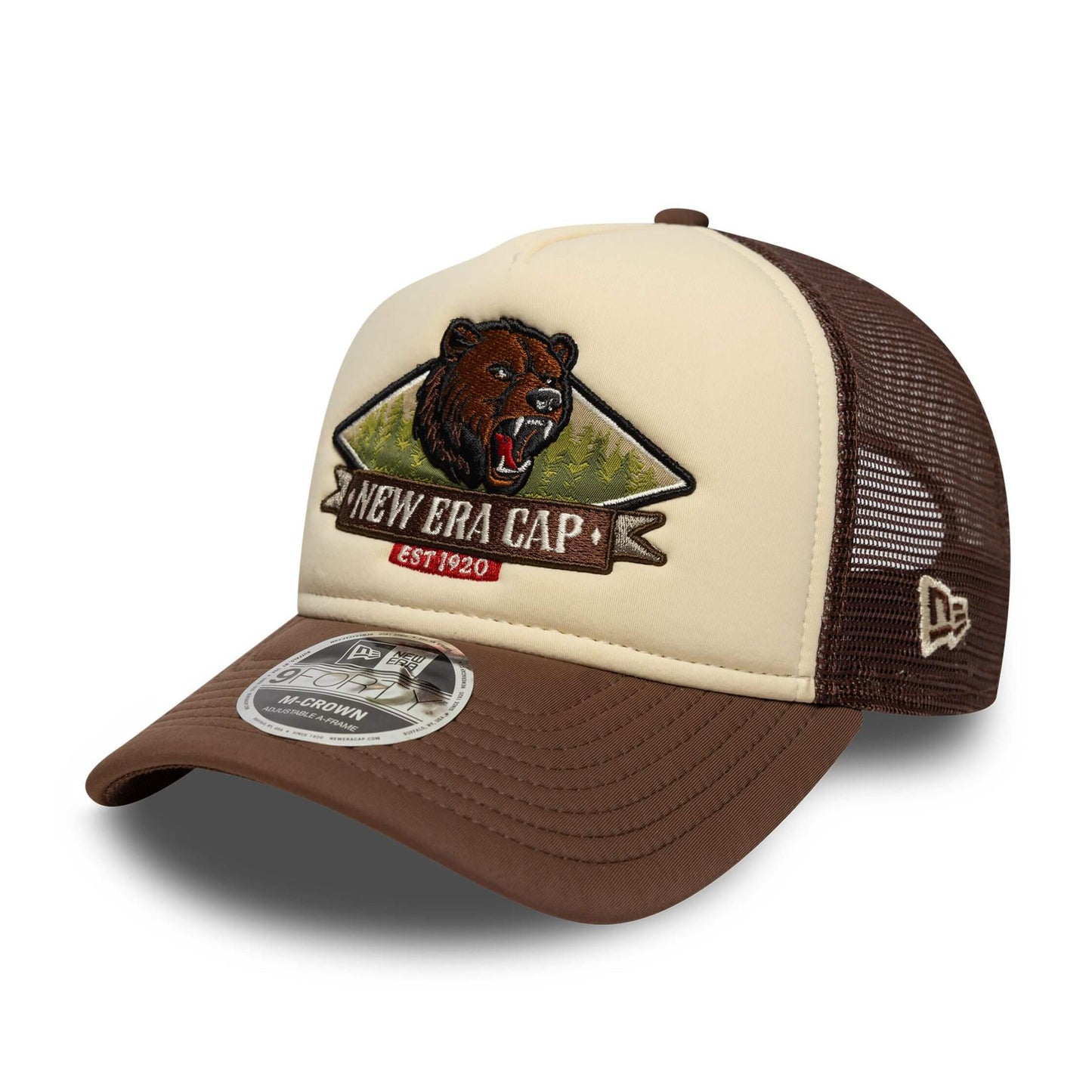 Šiltovka NEW ERA 940MC Af trucker graphic hnedá
