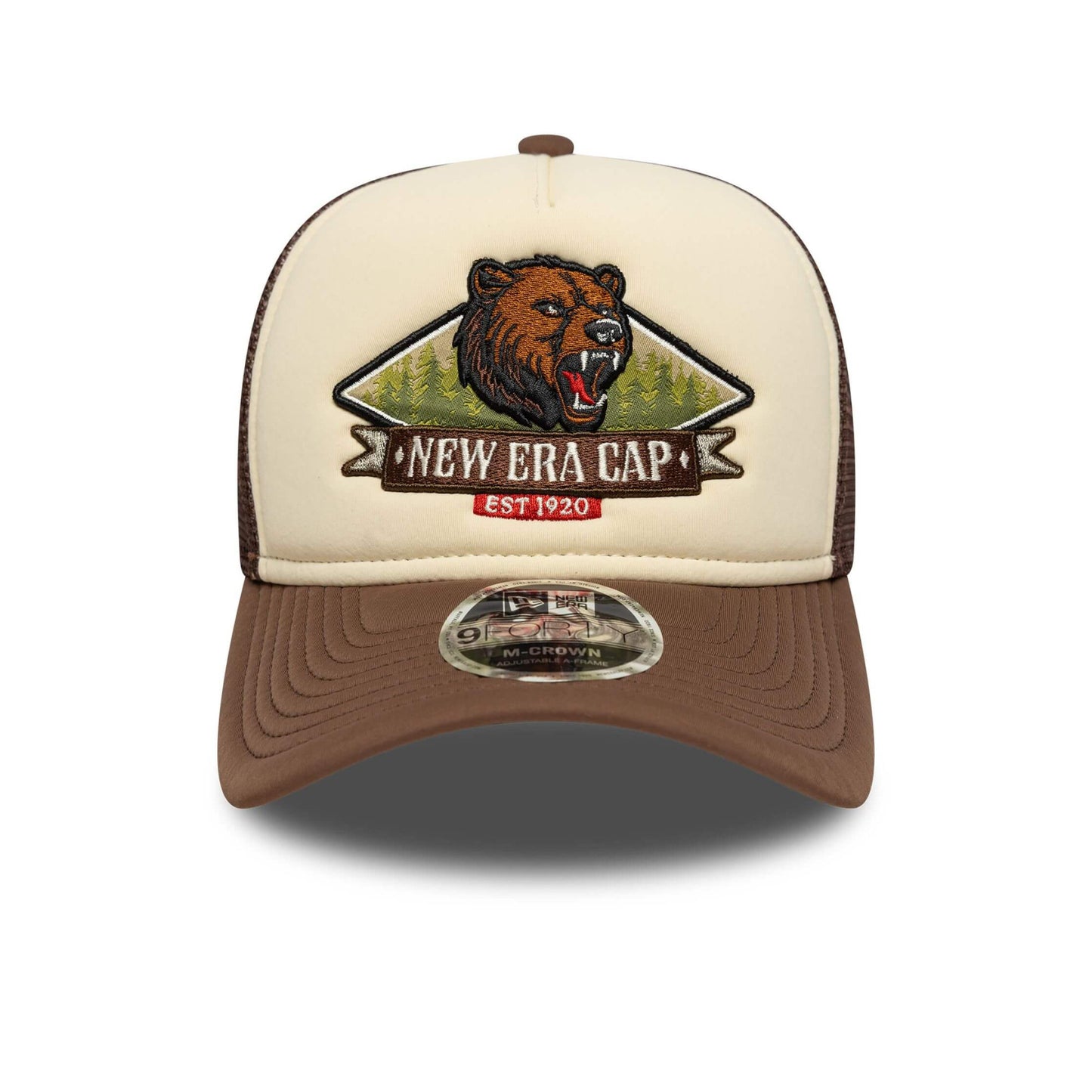 Šiltovka NEW ERA 940MC Af trucker graphic hnedá