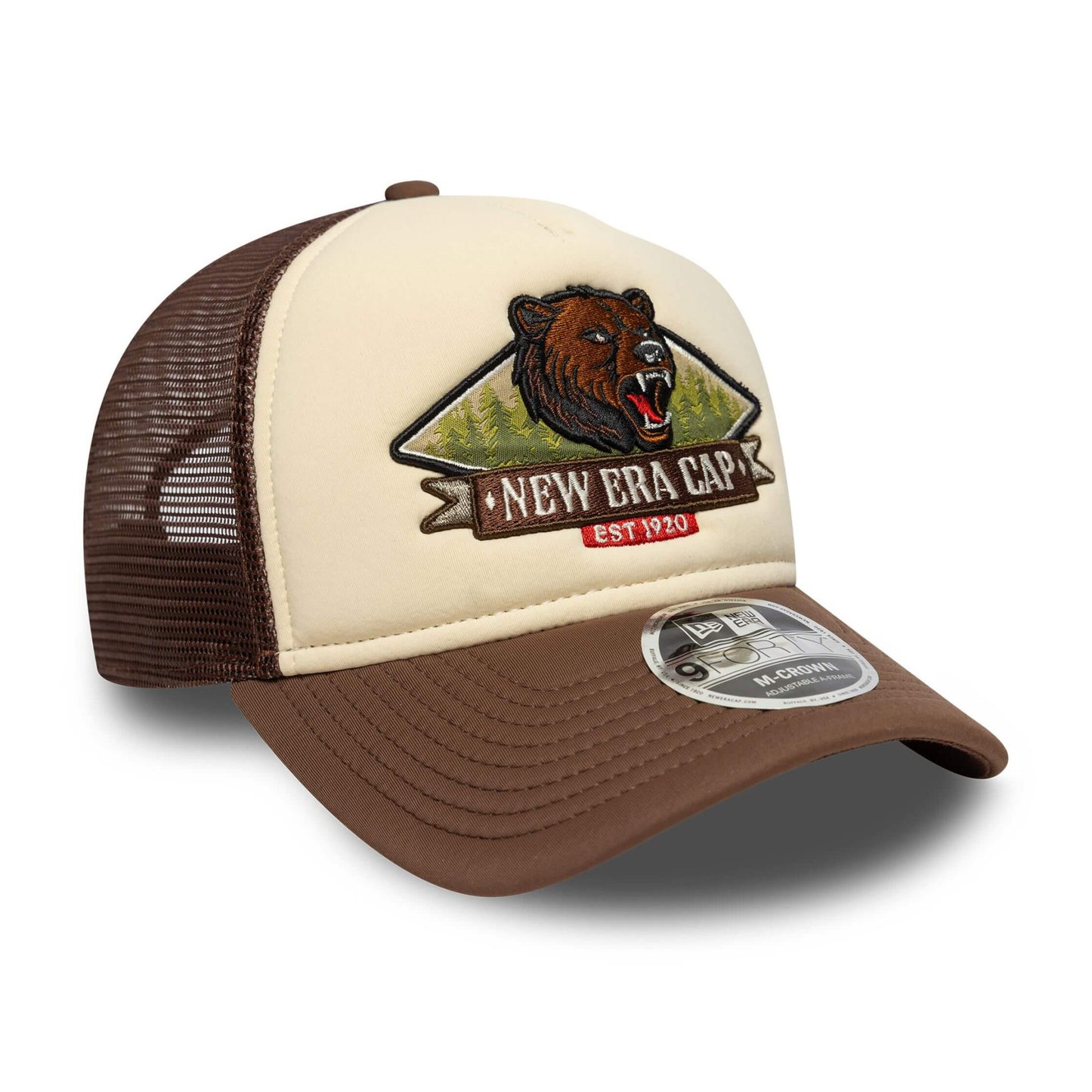 Šiltovka NEW ERA 940MC Af trucker graphic hnedá