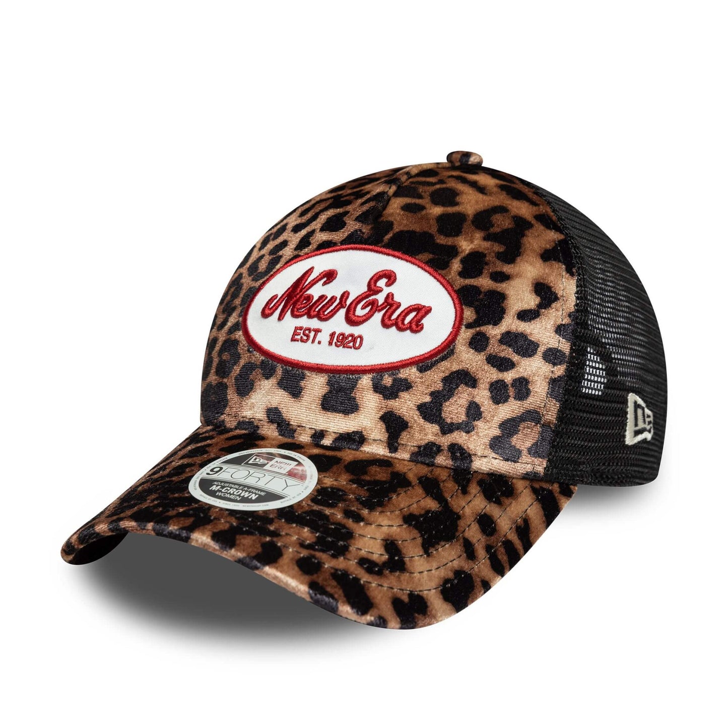 Dámska Šiltovka NEW ERA 940W MC Af trucker leopard maskáčová