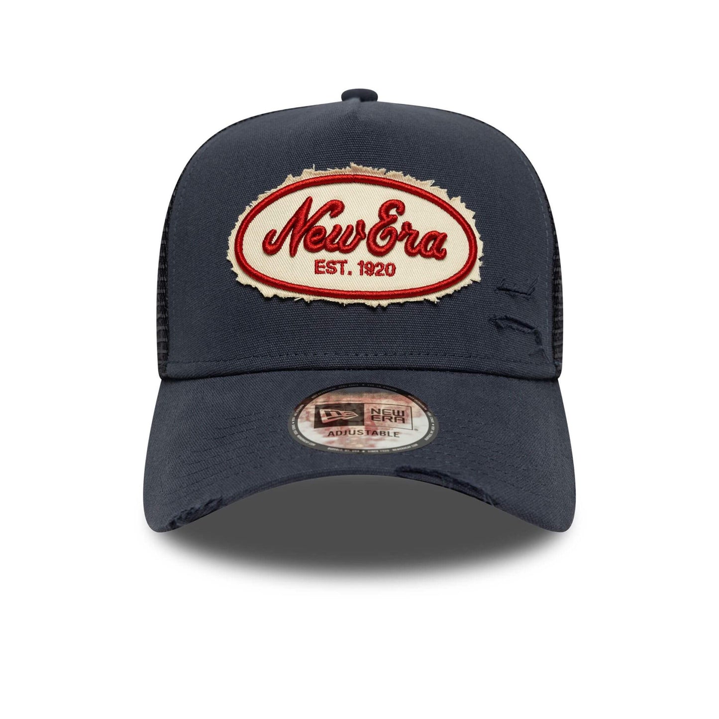 Šiltovka NEW ERA 940 Af trucker oval canvas distress tmavomodrá