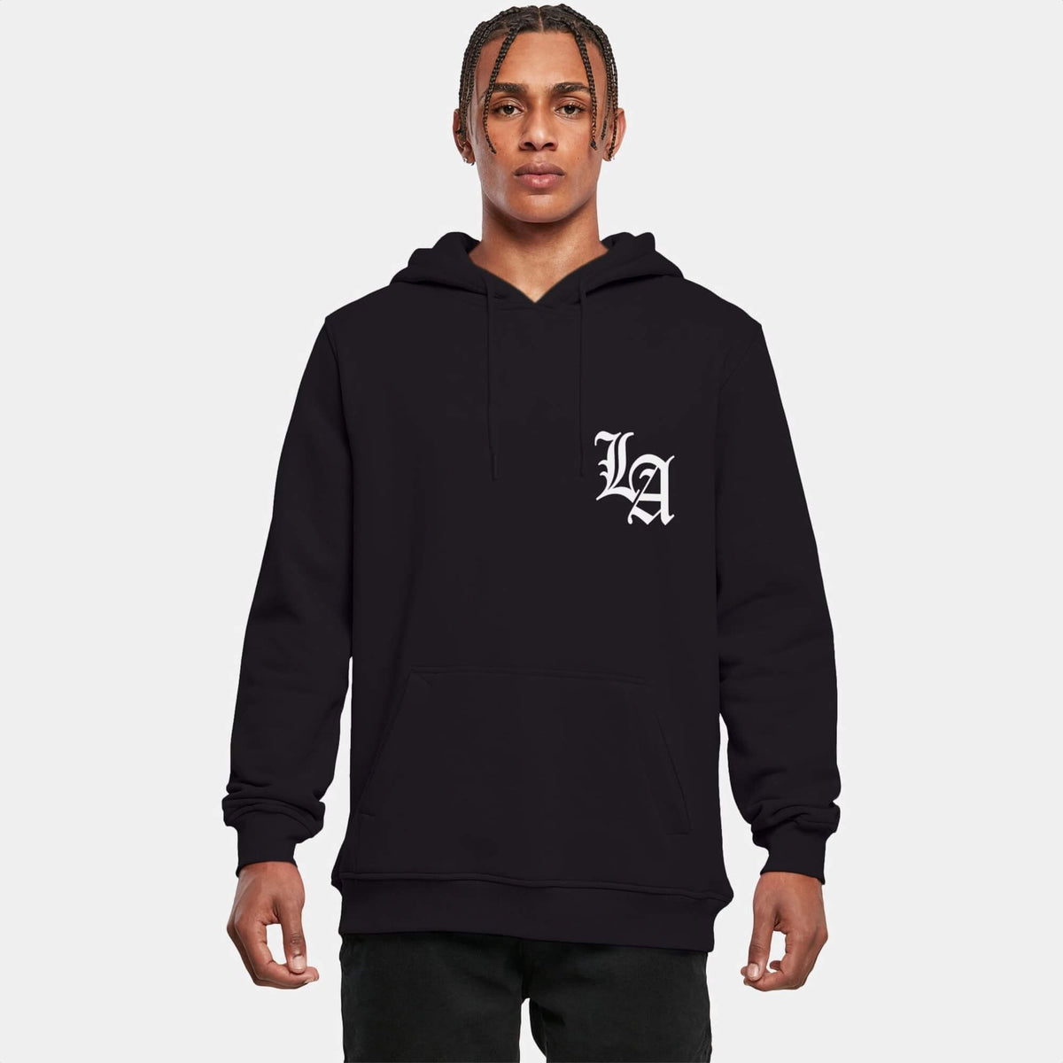 Mikina s kapucňou Mister Tee Modern čierna