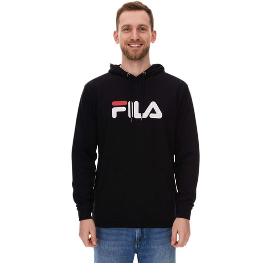 Mikina s kapucňou FILA Barumini bavlnená čierna