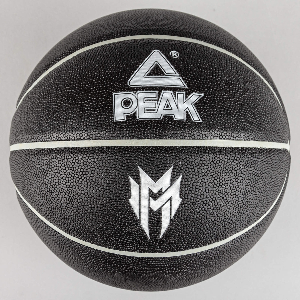 Basketbalová lopta PEAK Malik Monk PU veľkosť 7 čierna