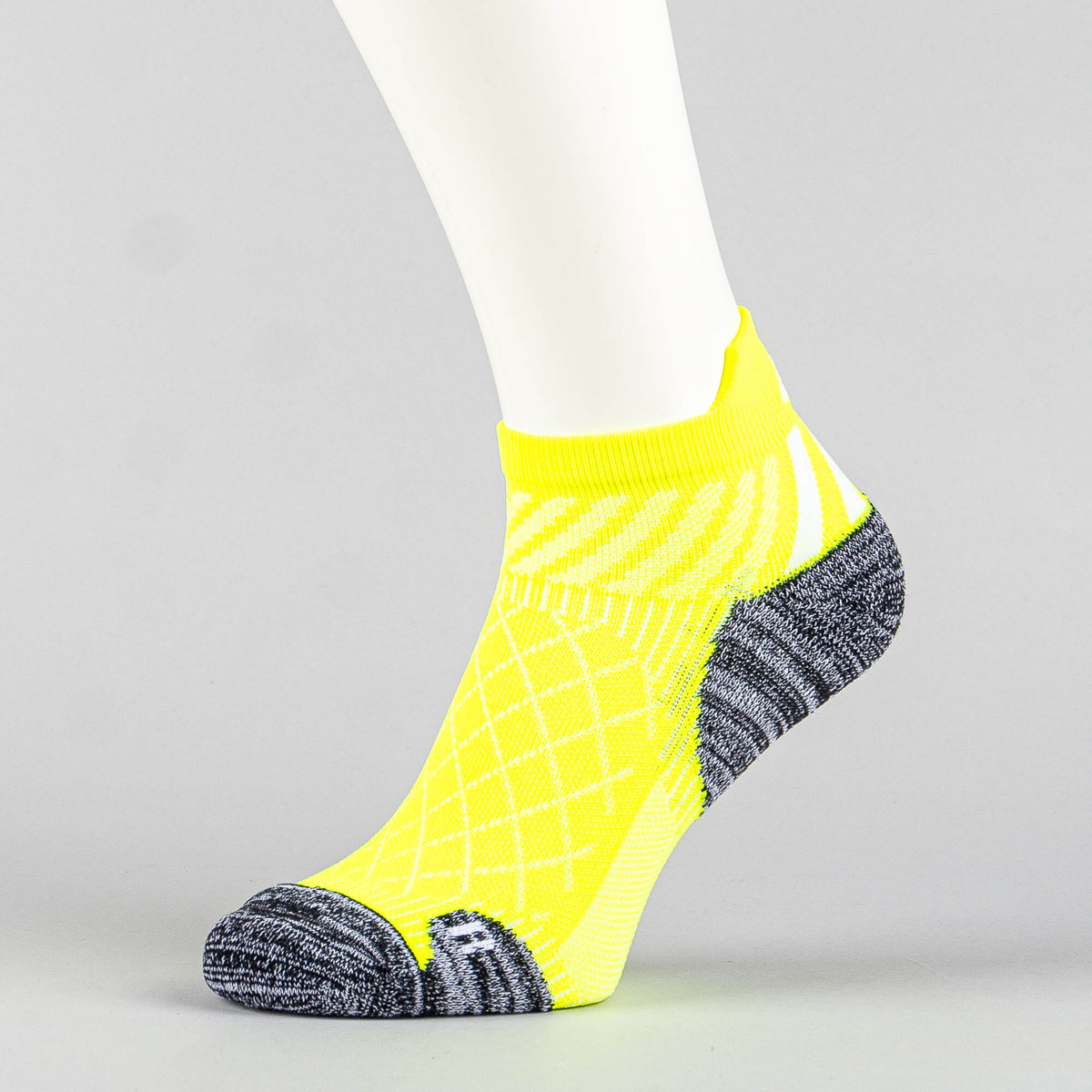 Pánske bežecké členkové ponožky PEAK Running Socks neónovo žlté