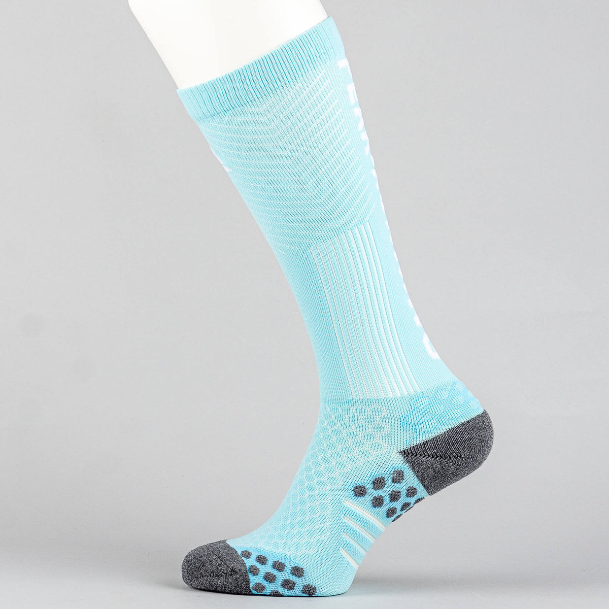 Dámske vysoké bežecké ponožky PEAK Running Socks bledomodré