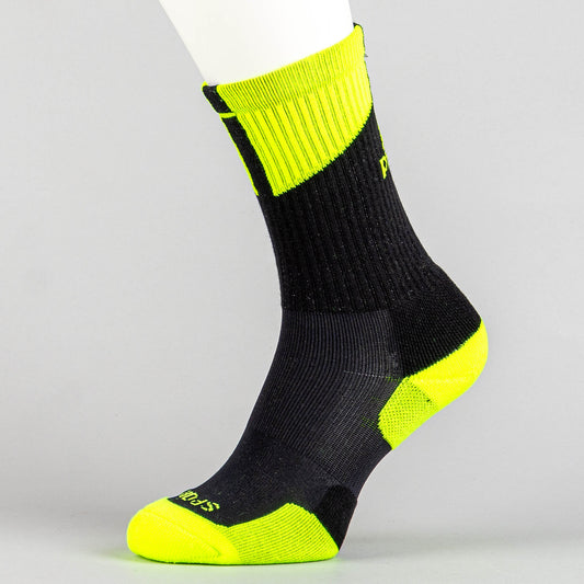 Basketbalové ponožky PEAK Basketball Pro Socks čierno-žlté