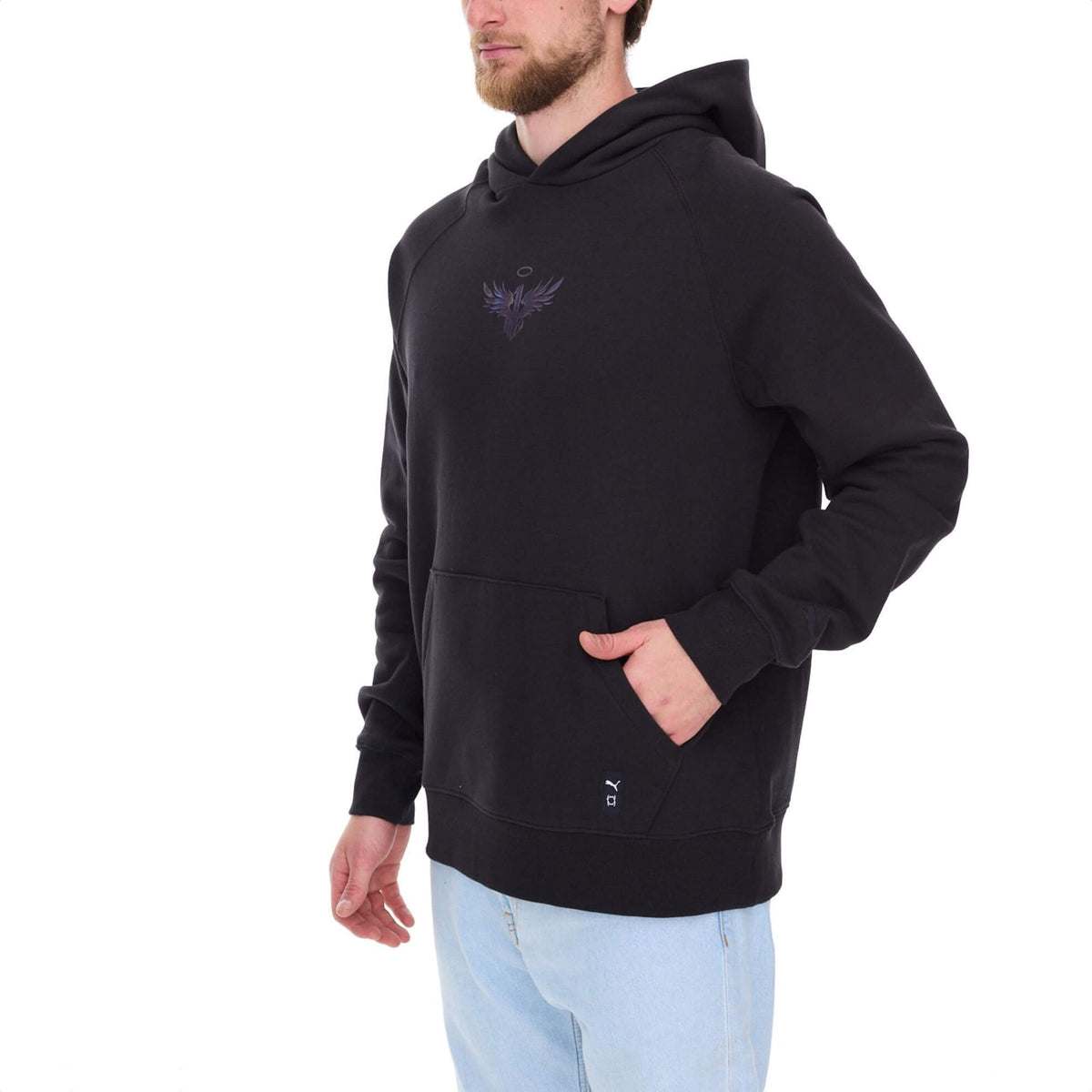 Pánska mikina s kapucňou PUMA Melo Alwayz On Hoodie čierna