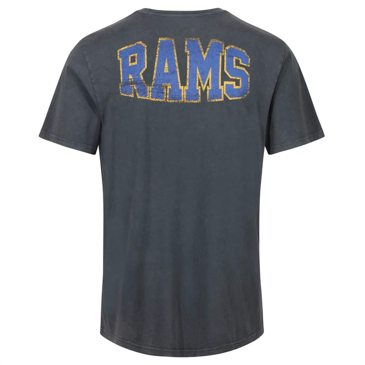 Pánske tričko RECOVERED X NFL Los Angeles Rams Football Helmet sivé
