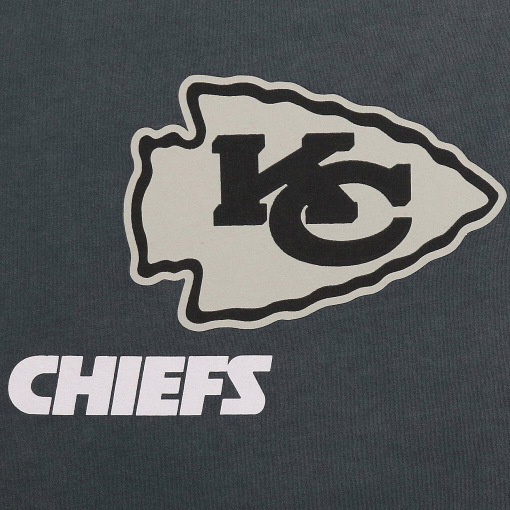Pánske tričko RECOVERED X NFL Kansas City Chiefs sivé