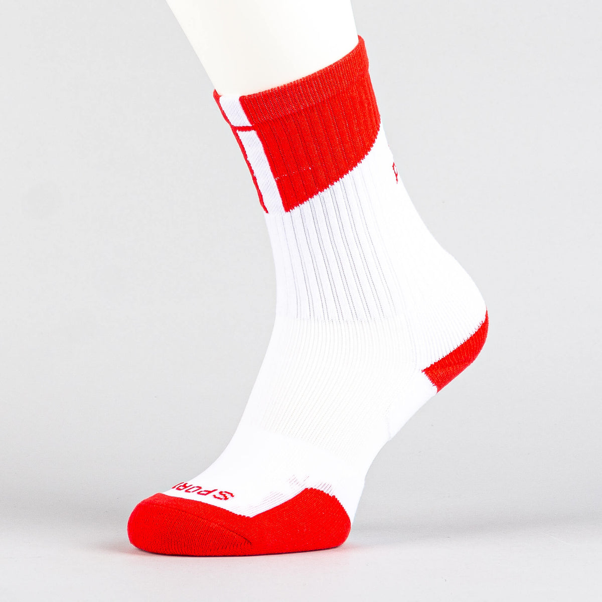 Basketbalové ponožky PEAK Basketball Socks bielo-červené