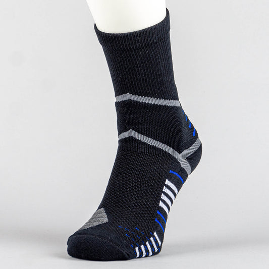 Basketbalové ponožky PEAK Basketball Socks čierno-sivé