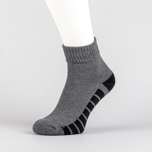 Pánske športové ponožky PEAK Medium Cut Socks tmavosivé