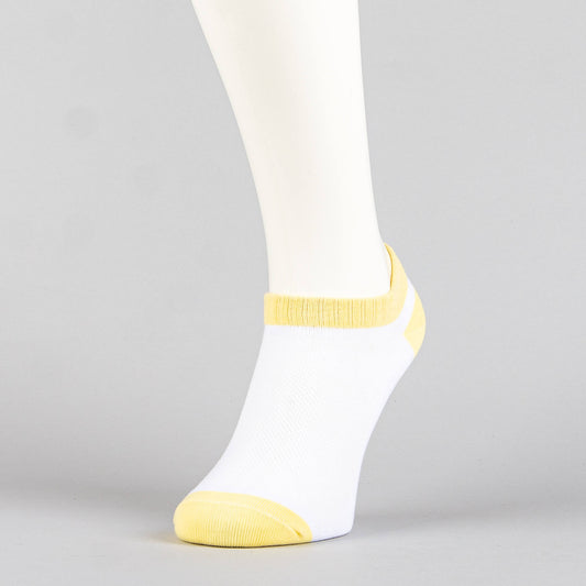 Dámske členkové ponožky PEAK Fashion Anklet bielo-žlté