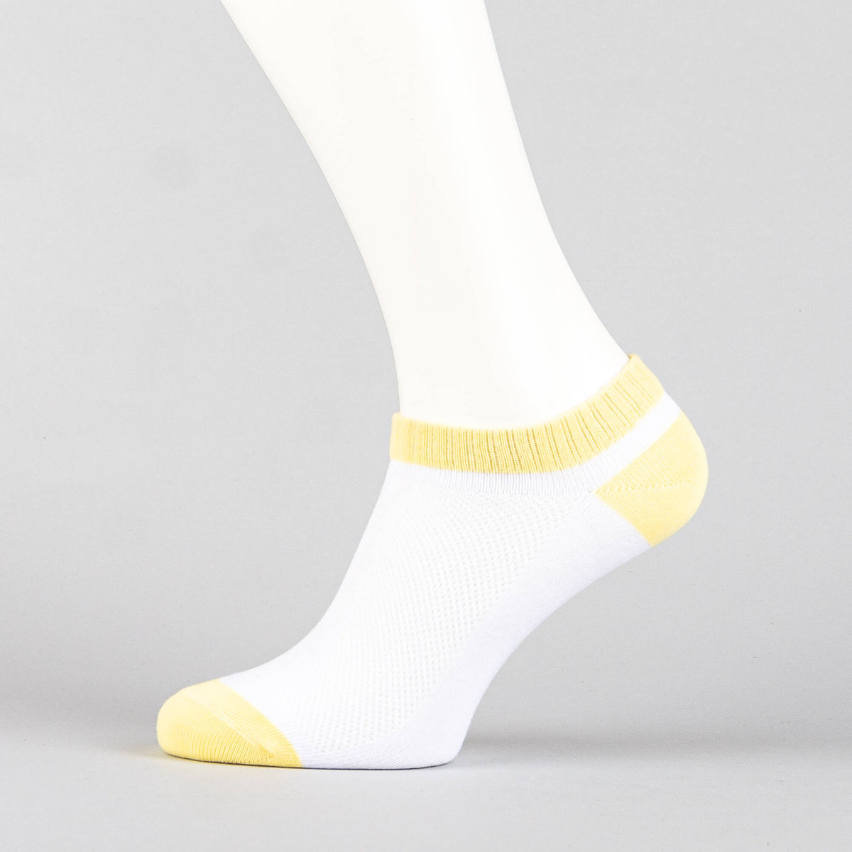 Dámske členkové ponožky PEAK Fashion Anklet bielo-žlté