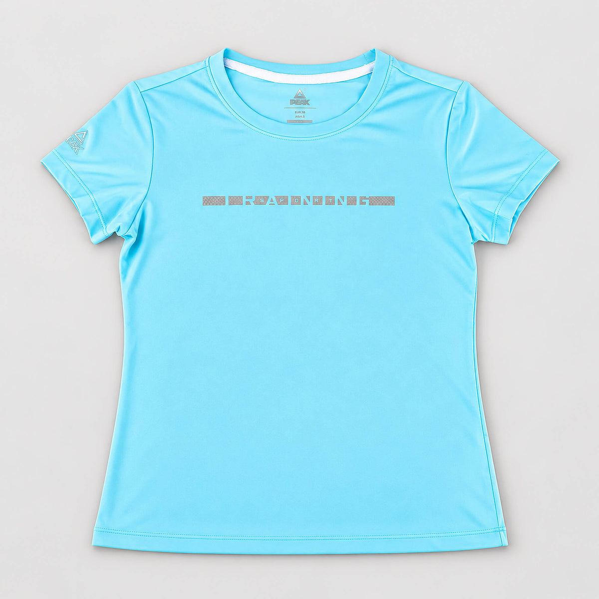Dámske športové tričko PEAK Training Series Knitted T-Shirt svetlomodré