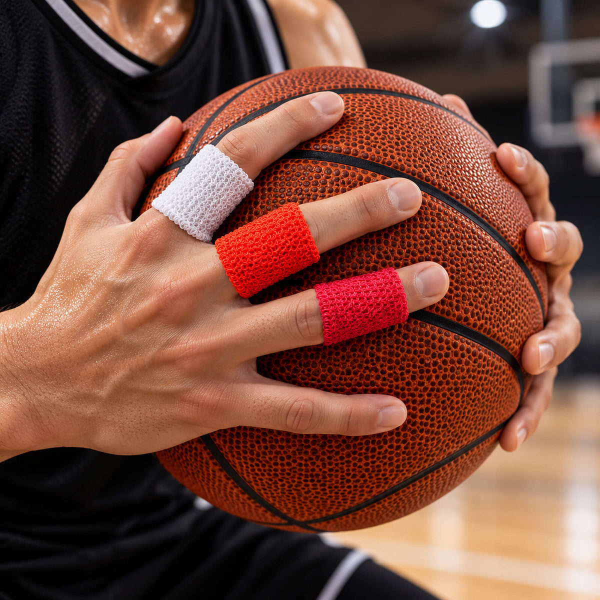 Chrániče prstov PEAK Finger Protector bielo-oranžovo-červené