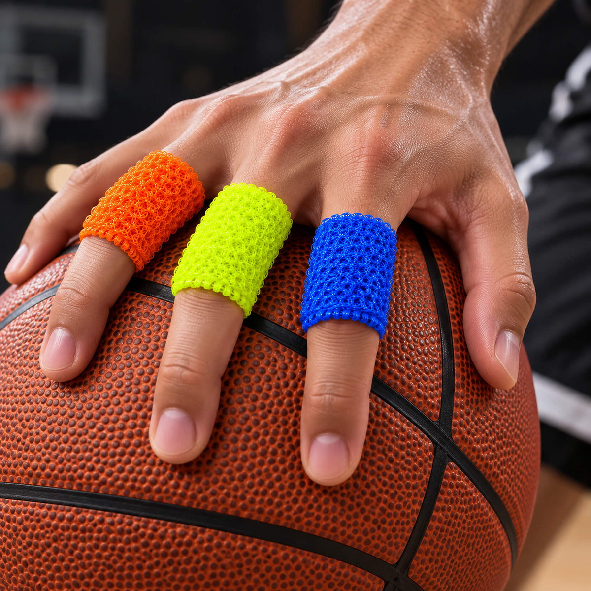 Chrániče prstov PEAK Finger Protector oranžovo-žlto-modré