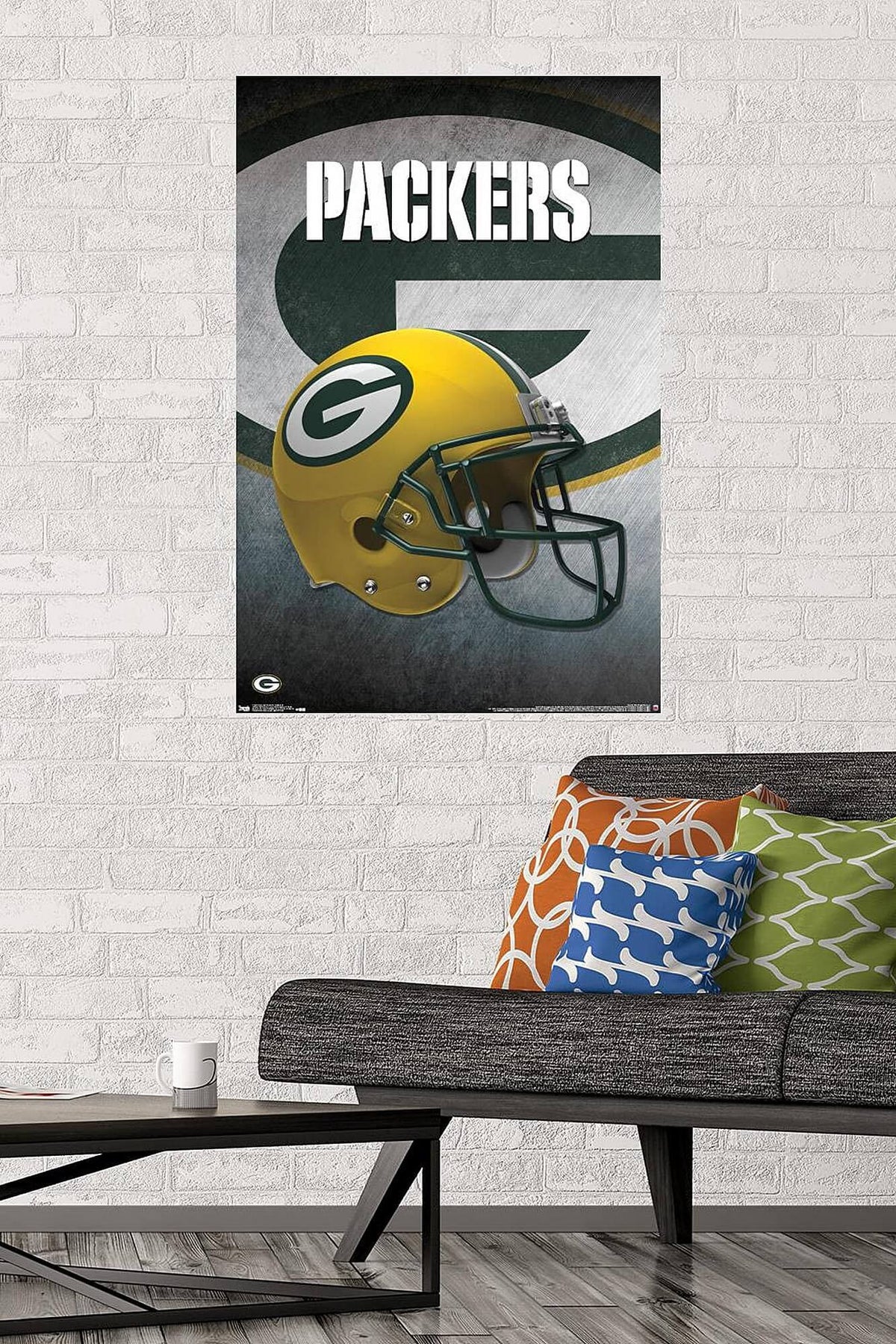 Plagát NFL Poster Green Bay Packers Helmet