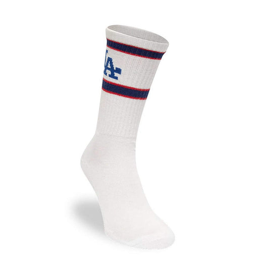 Ponožky NEW ERA LA Dodgers MLB Premium White Socks biele