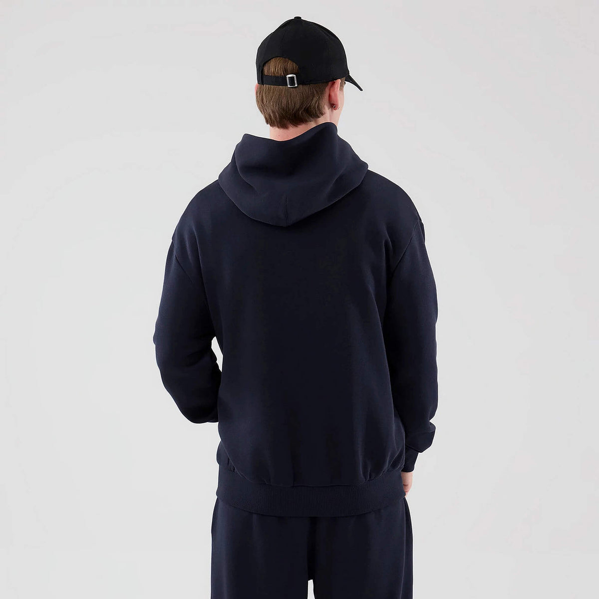 Mikina NEW ERA LA Lakers NBA Core Plus Navy Pullover Hoodie tmavomodrá
