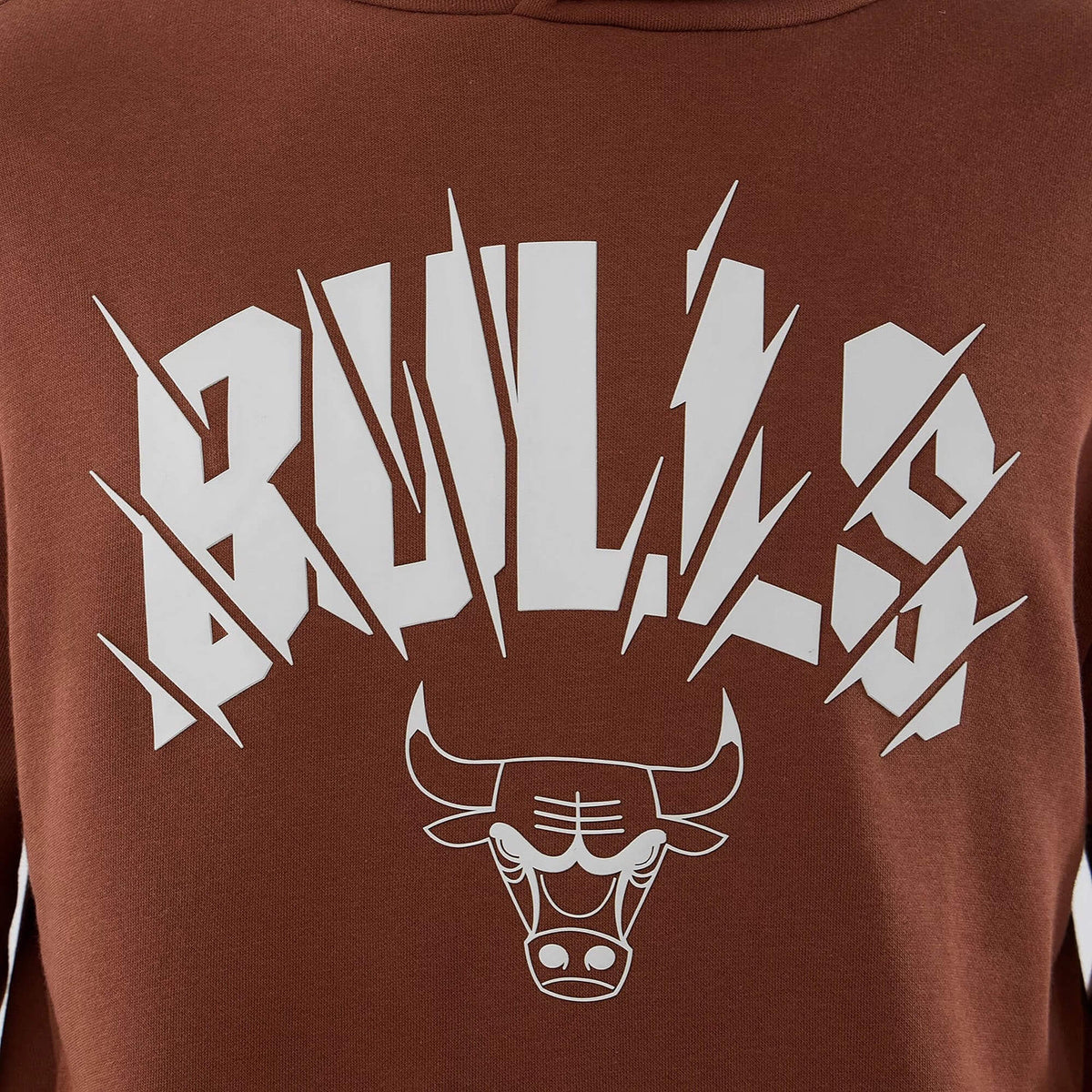 Mikina NEW ERA Chicago Bulls NBA Core Plus Brown Pullover Hoodie hnedá