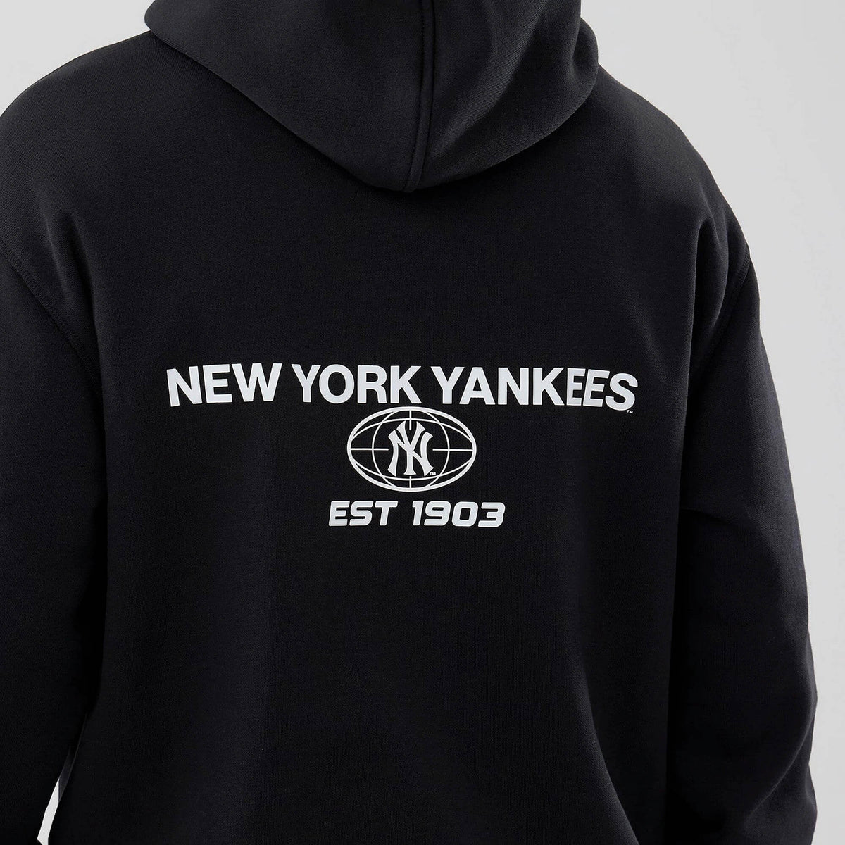 Mikina NEW ERA New York Yankees MLB Logo Graphic Black Oversized Pullover Hoodie čierna