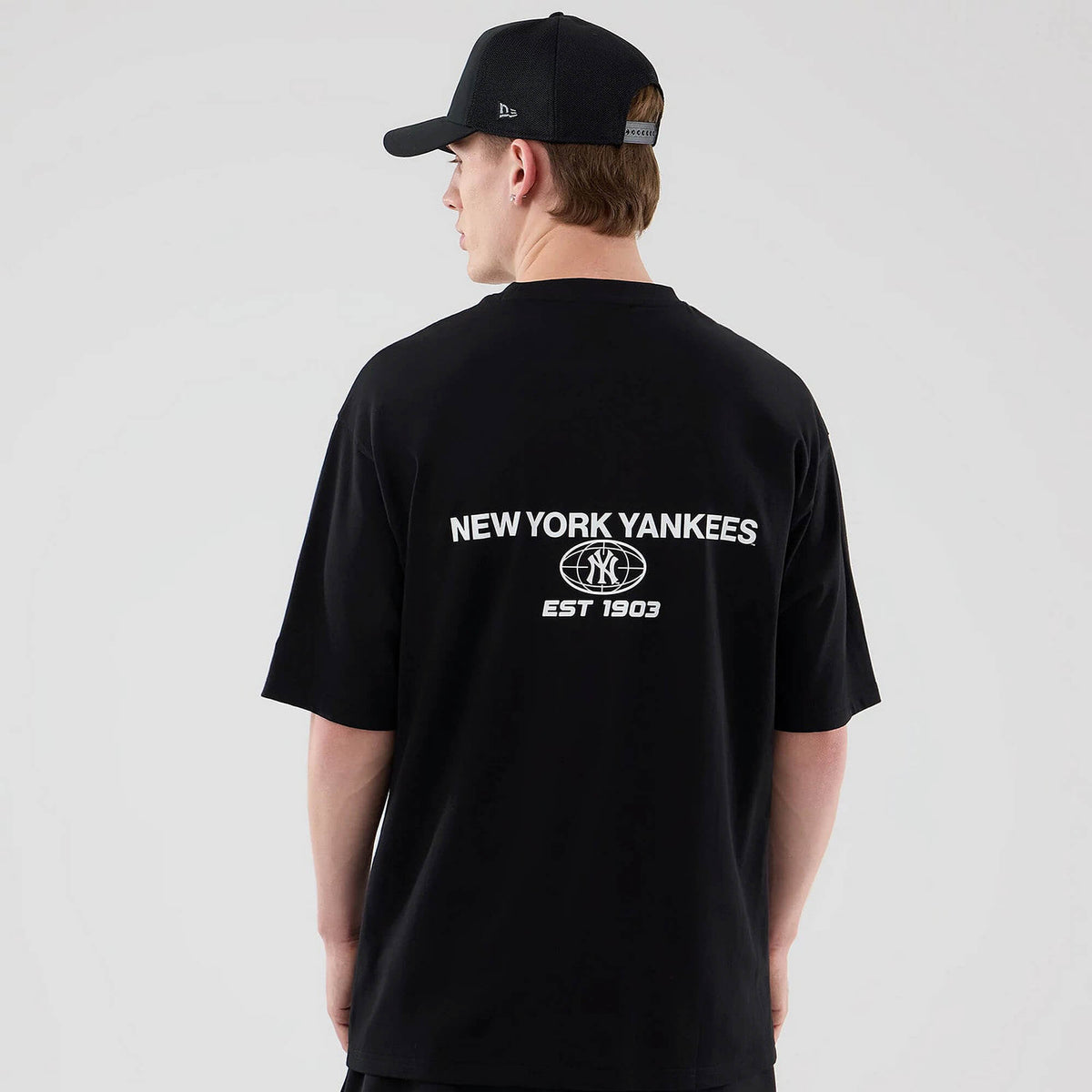 Tričko NEW ERA New York Yankees MLB Logo Graphic Black Oversized T-Shirt čierne