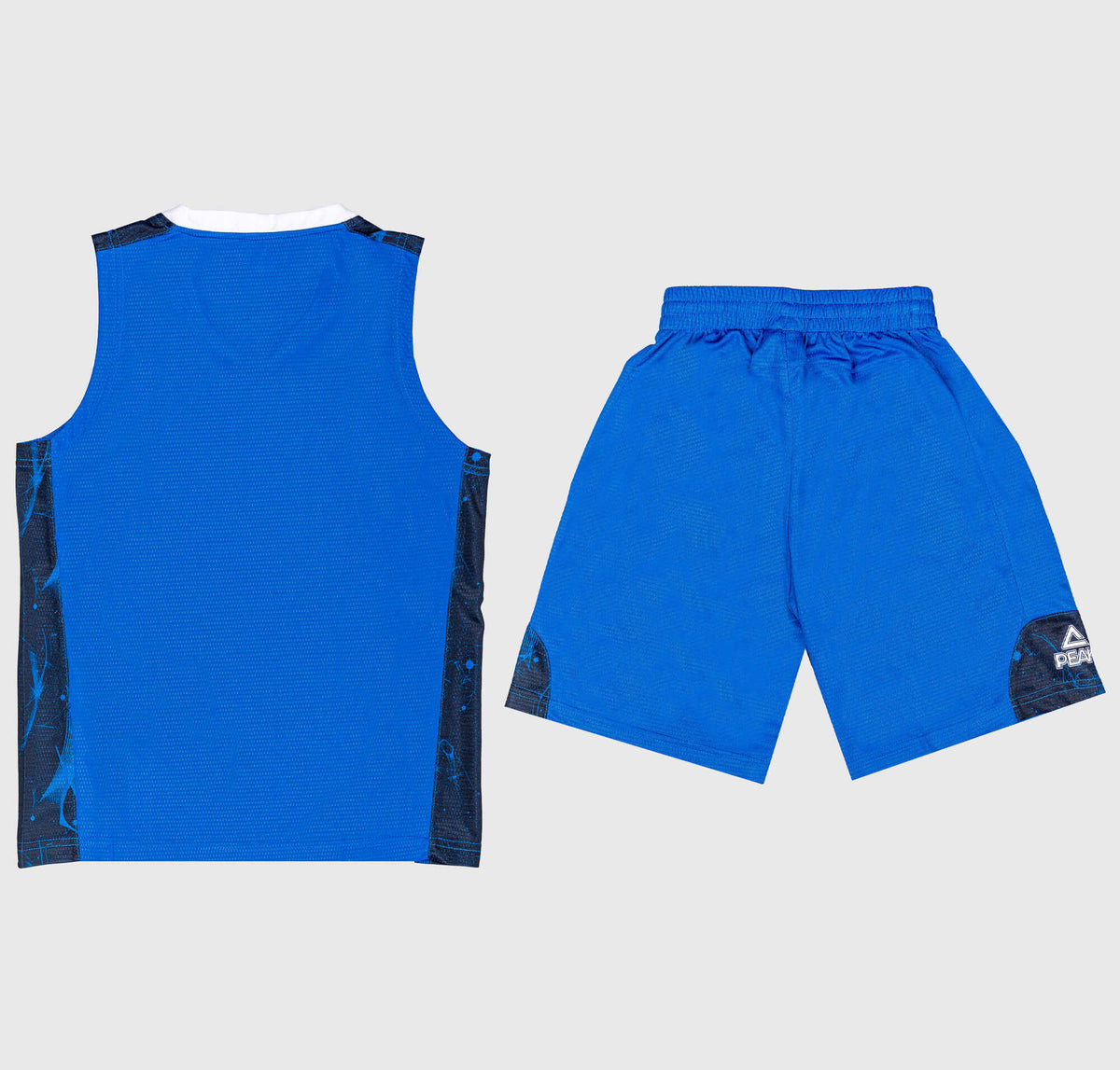 Detská basketbalová súprava (dres + trenírky) Peak Basketball Sets Match Kids modrá
