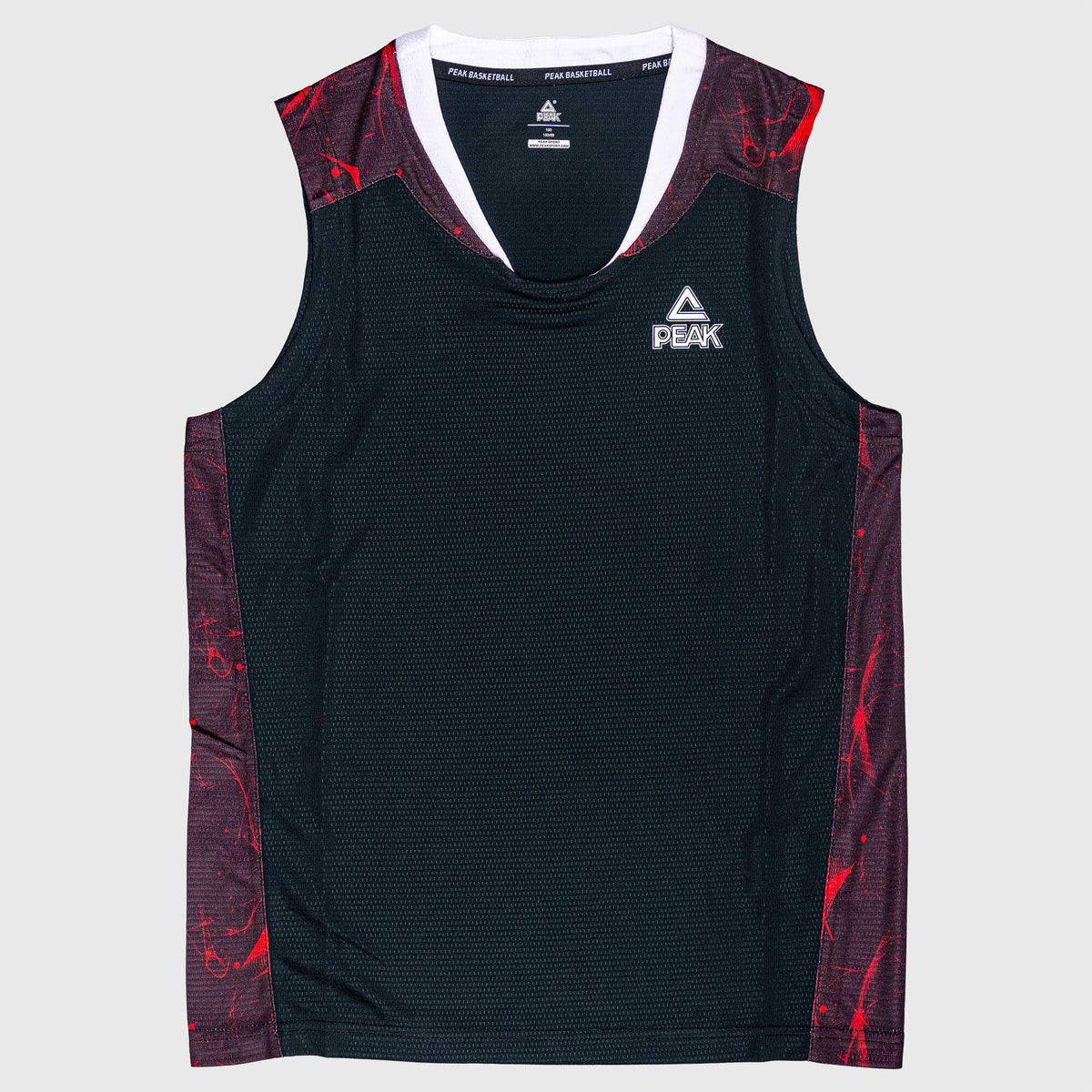 Detská basketbalová súprava (dres + trenírky) Peak Basketball Sets Match Kids čierna