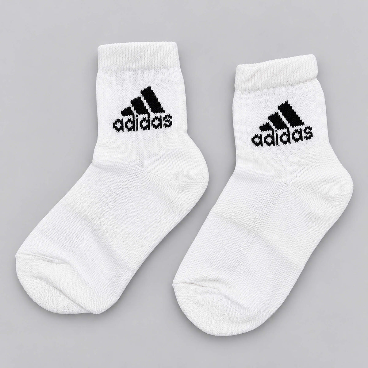Detské športové ponožky adidas adiCrew 3pp biele (EU 24-29)