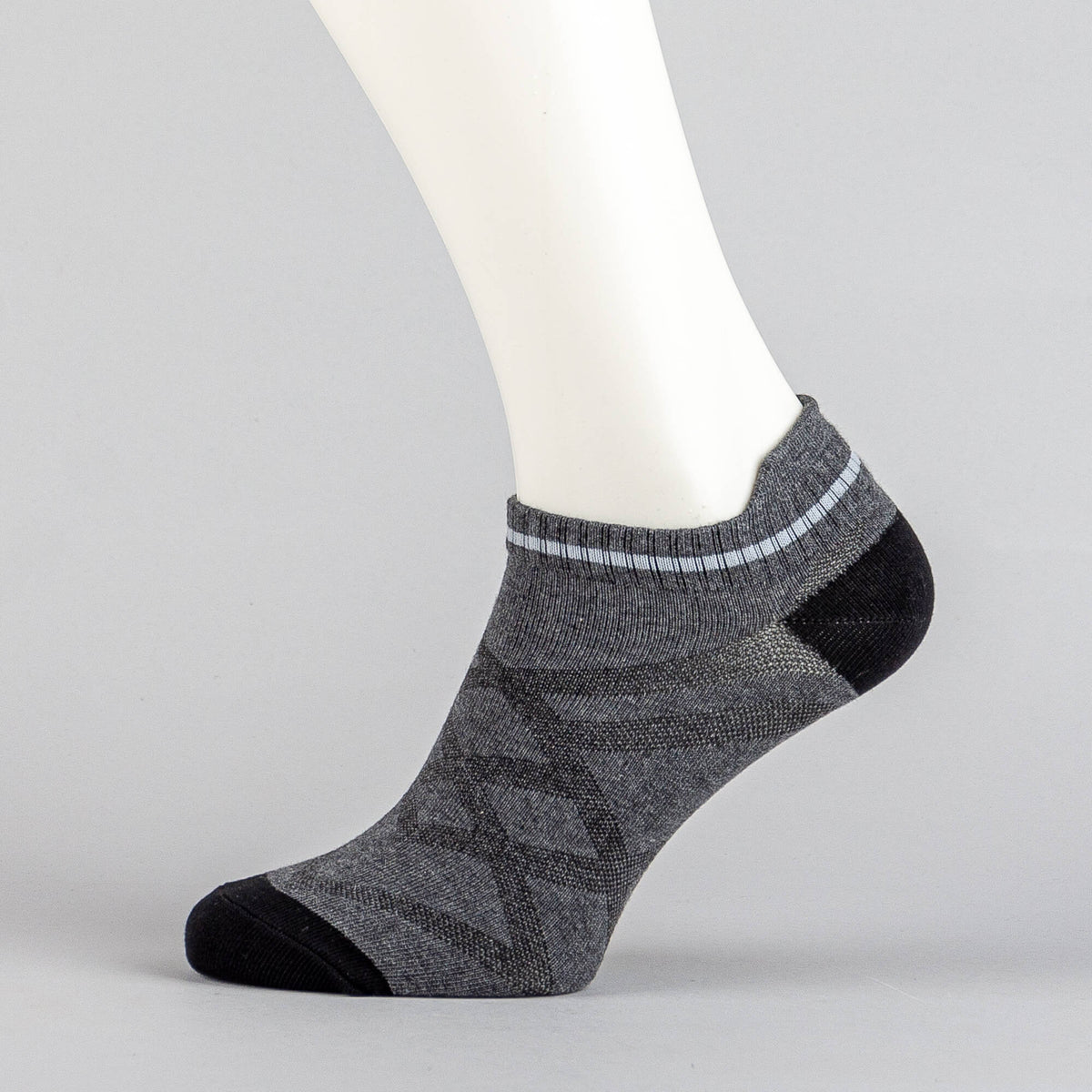 Pánske členkové ponožky PEAK Fashion Anklet tmavosivé