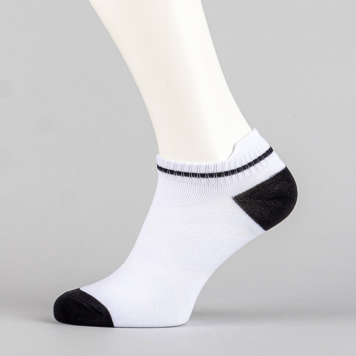 Pánske členkové ponožky PEAK Fashion Anklet bielo-čierne