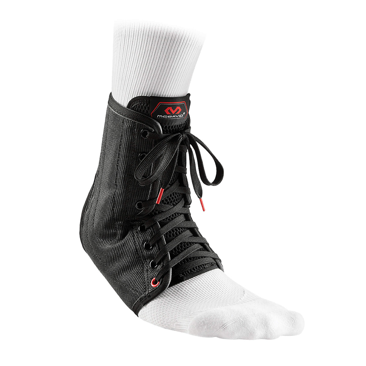 Šnurovacia ortéza na členok McDavid 199 Ankle Brace Lace-Up with Stays čierna