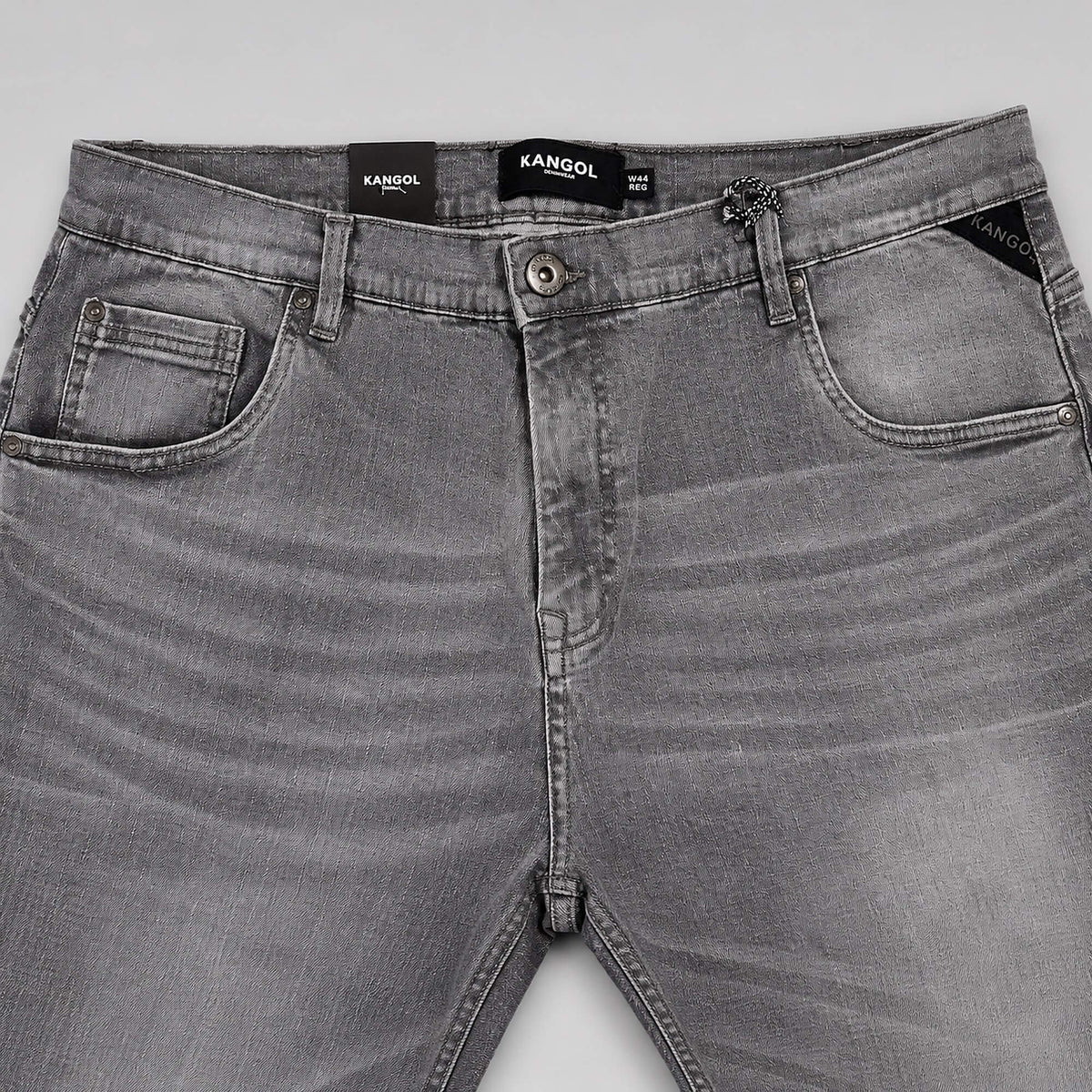 Džínsy Kangol Zanie Plus Jeans Grey Wash šedé