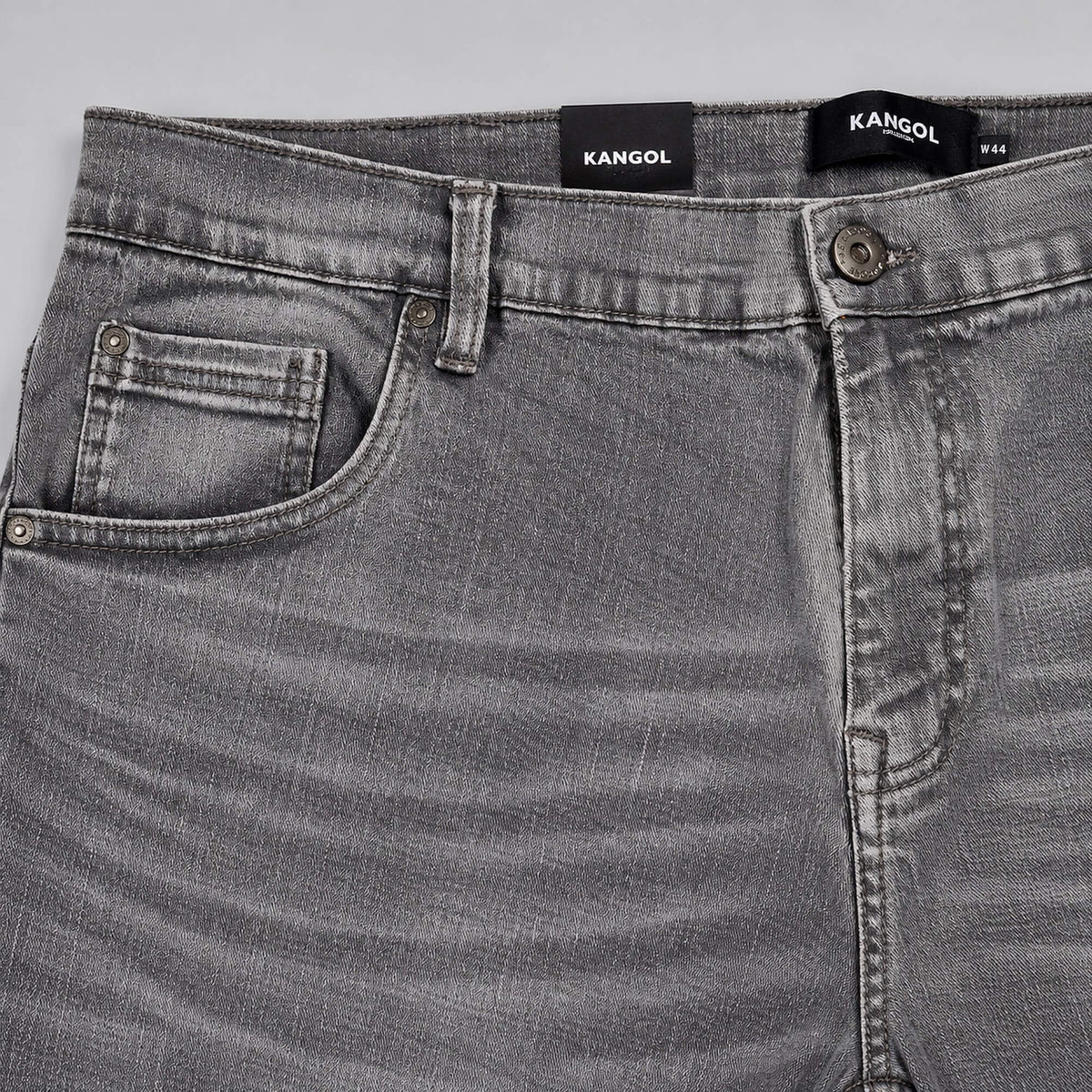 Džínsy Kangol Zanie Plus Jeans Grey Wash šedé