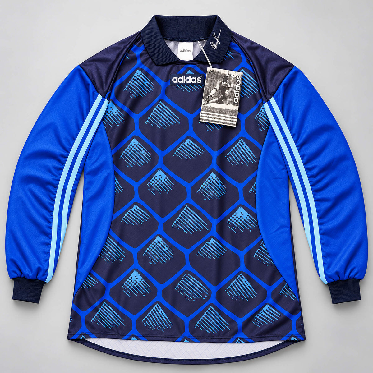 Brankársky dres ADIDAS Oliver Kahn Shirt tmavomodro-modrý