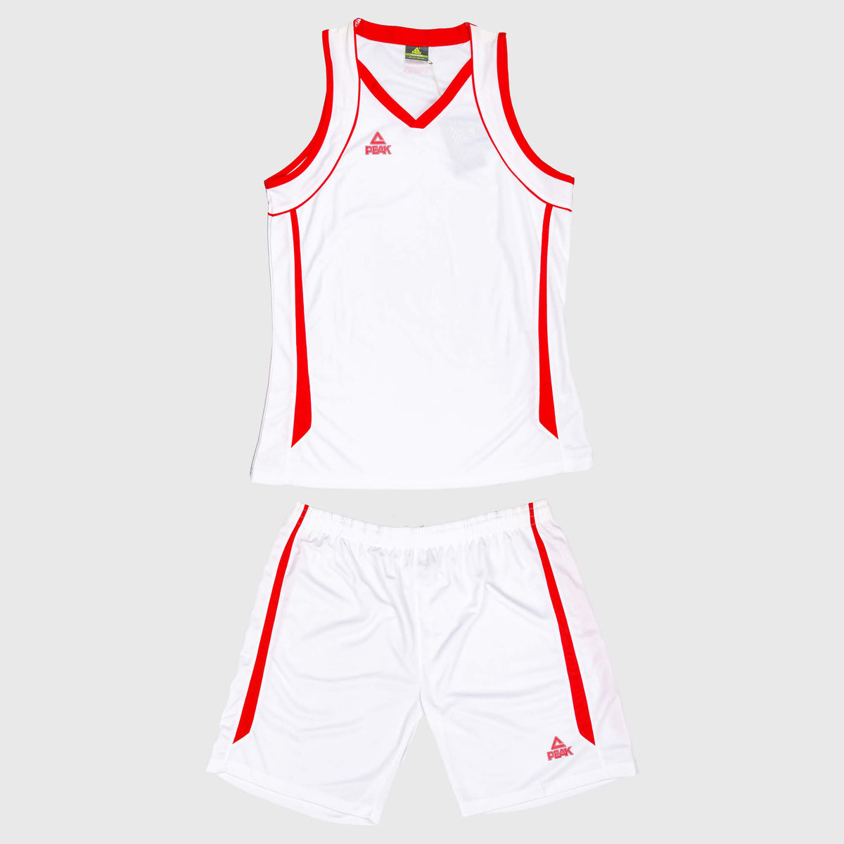 Dámska basketbalová súprava PEAK Basketball Uniform bielo-červená