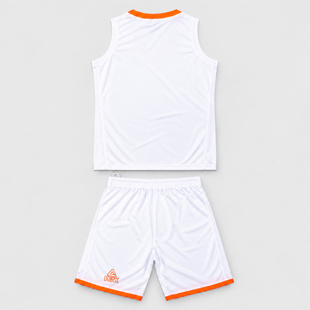 Dámska basketbalová súprava PEAK Basketball Uniform bielo-oranžová