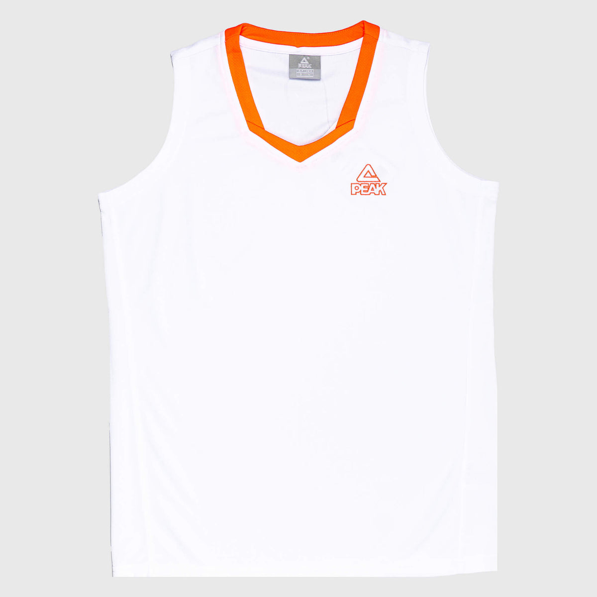 Dámska basketbalová súprava PEAK Basketball Uniform bielo-oranžová