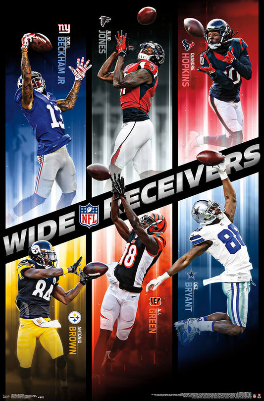 Plagát NFL Poster NFL - Receivers