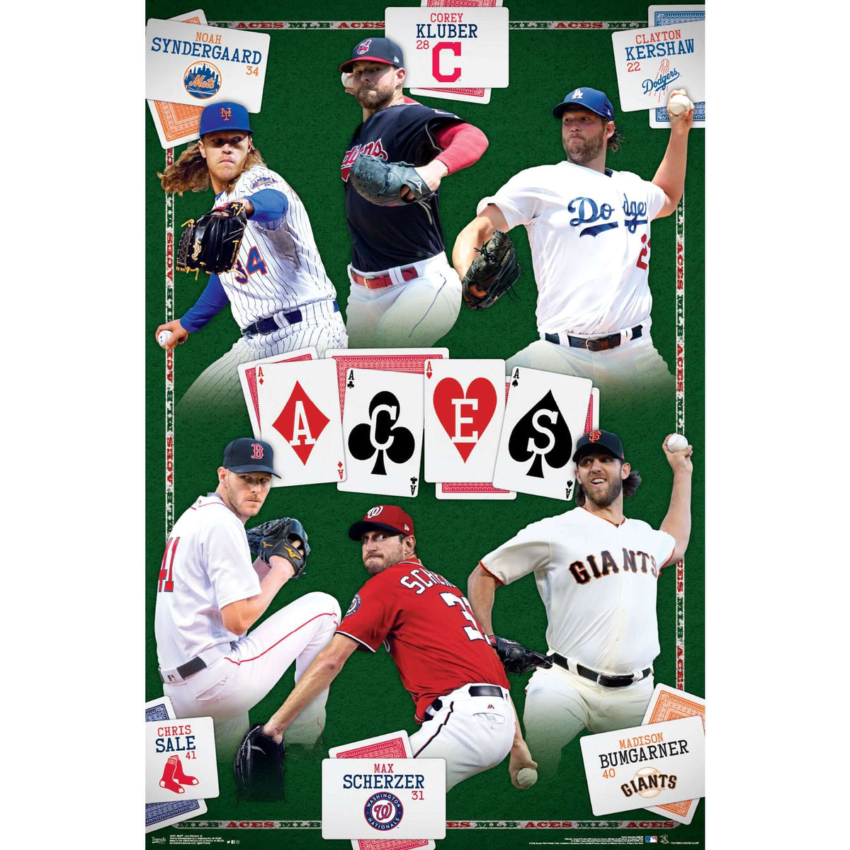 Plagát MLB Poster - Ace Pitchers