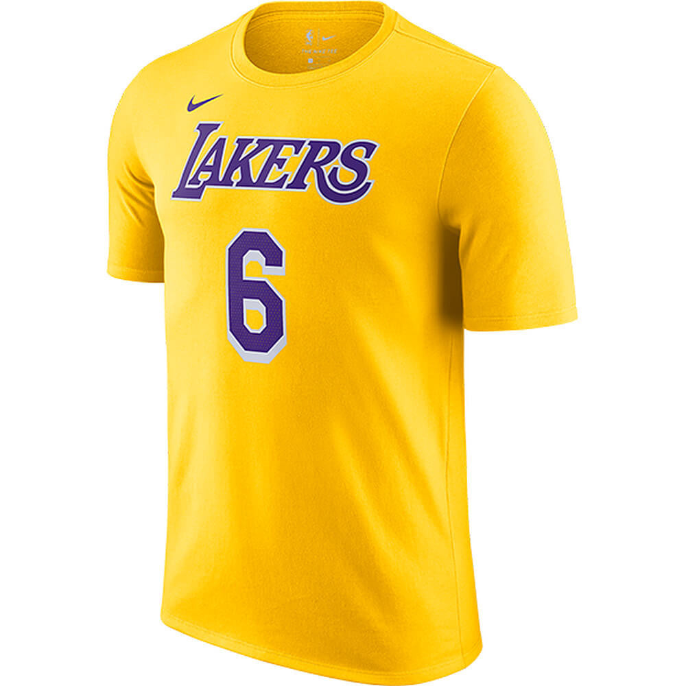Nike Boys Icon N&N Tee Los Angeles Lakers Lebron James – Nr. 6 Yellow