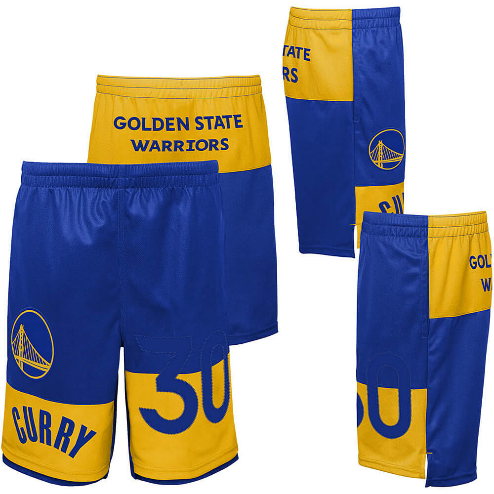 Detské basketbalové šortky Outerstuff NBA Pandemonium N&N Short Golden State Warriors Stephen Curry (od 8 do 20 rokov) modrá