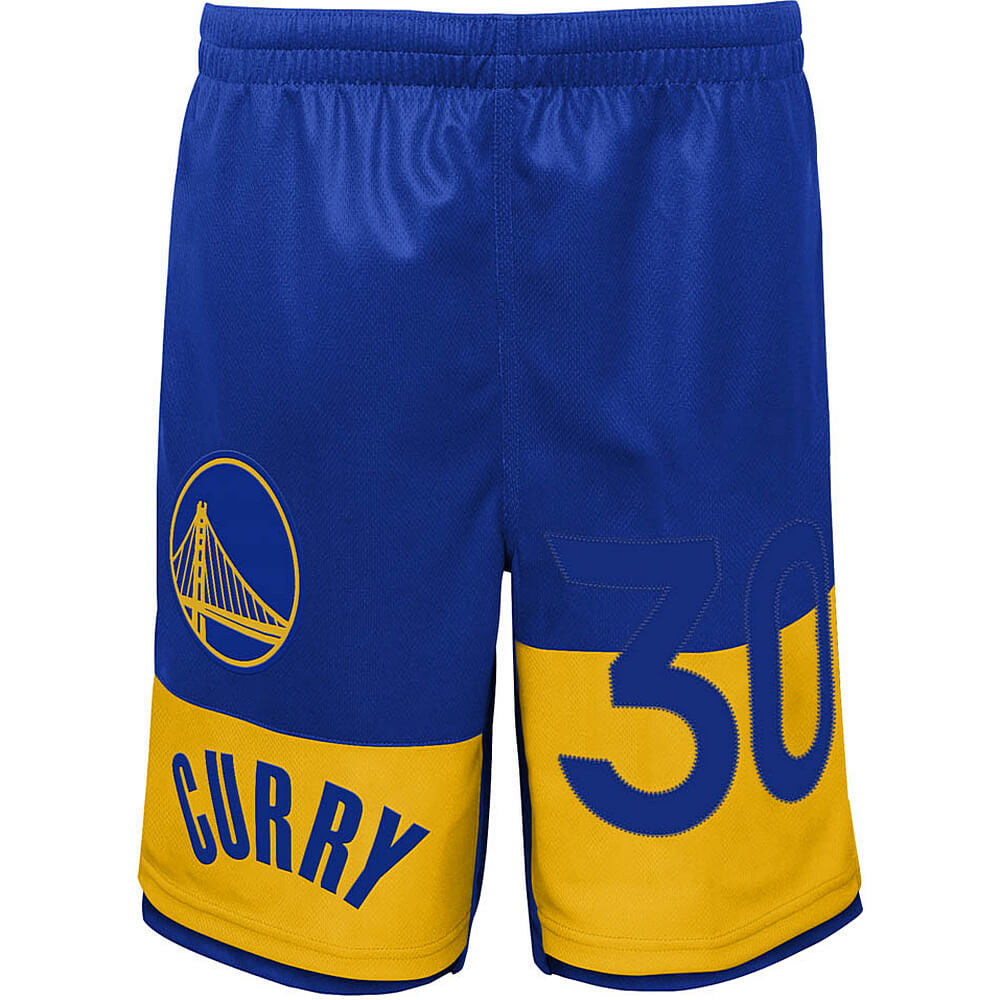 Detské basketbalové šortky Outerstuff NBA Pandemonium N&N Short Golden State Warriors Stephen Curry (od 8 do 20 rokov) modrá