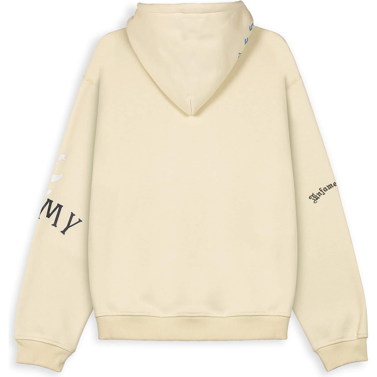 Mikina s kapucňou Grimey Wear Causing Panic Vintage Hoodie krémová